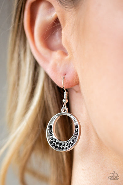 Socialite Luster - Black earrings