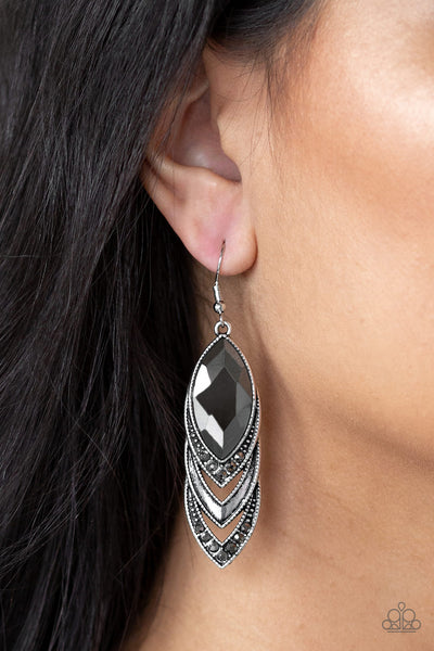 High-End Highness - Silver earrings