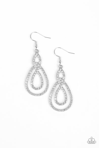 Sassy Sophistication - White earrings