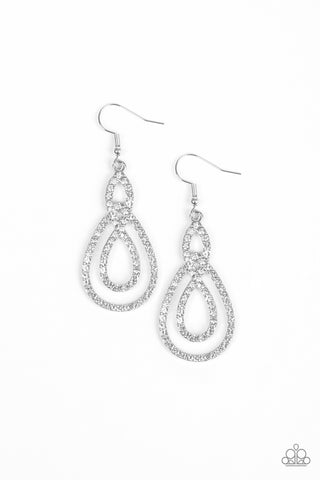 Sassy Sophistication - White earrings