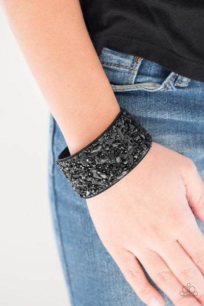 Crush Rush - Black urban bracelet