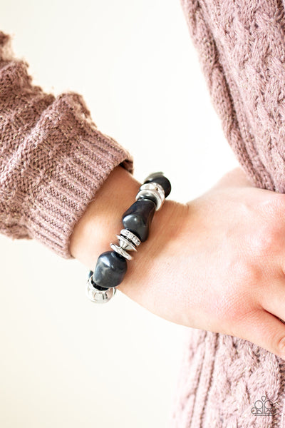 Stone Age Stunner - Black bracelet