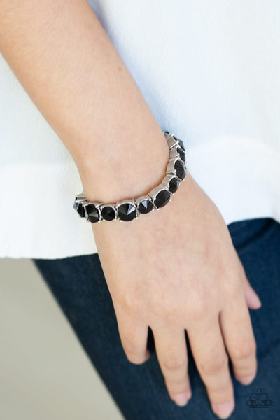 Born To Bedazzle - Black bracelet