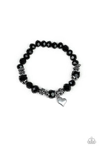 Right On The Romance - Black bracelet