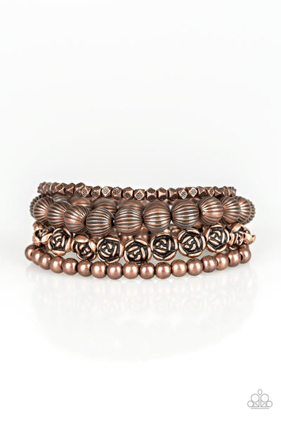 Rose Garden Gala - Copper bracelet