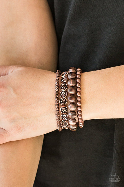 Rose Garden Gala - Copper bracelet