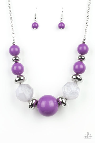 Daytime Drama - Purple necklace