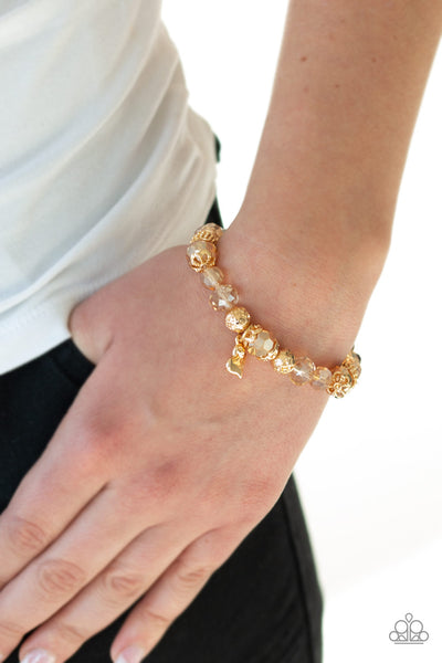 Right On The Romance - Gold bracelet