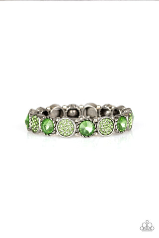 Take A Moment To Reflect - Green bracelet