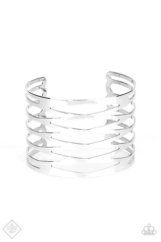 Keep Them On Edge silver bracelet