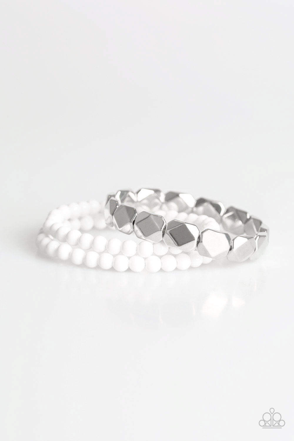 Fiesta Flavor - White bracelet