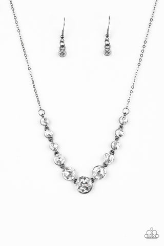 Leading Socialite - Black gunmetal Necklace