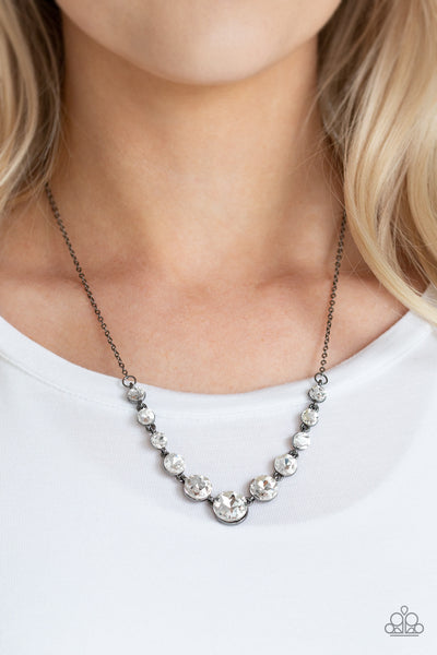 Leading Socialite - Black gunmetal Necklace