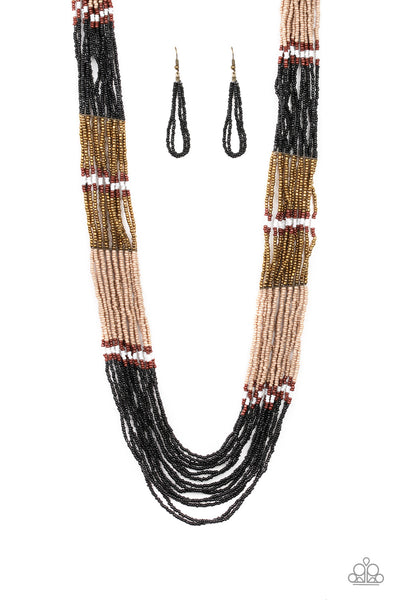 Rio Roamer - Black multi Necklace