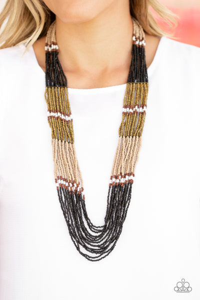 Rio Roamer - Black multi Necklace