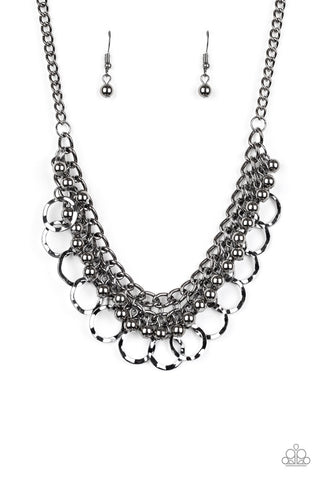 Ring Leader Radiance - Black gunmetal necklace