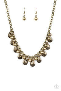 Stage Stunner - Brass necklace