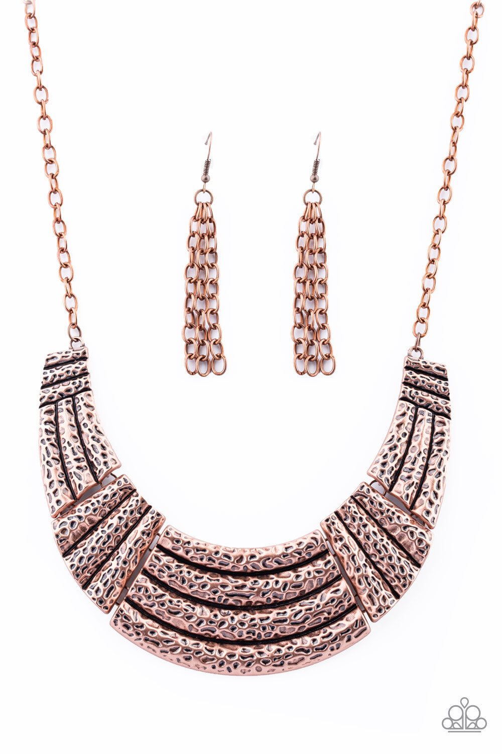 Ready To Pounce - Copper necklace