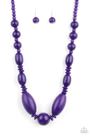 Summer Breezin  purple necklace