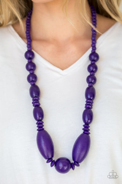 Summer Breezin  purple necklace