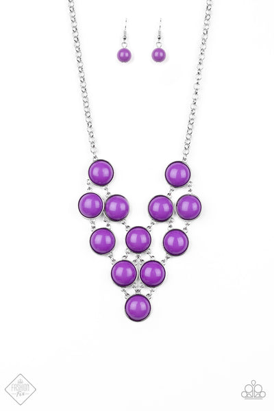 Pop-YOU-lar Demand purple necklace