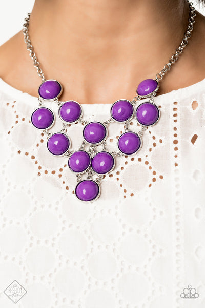 Pop-YOU-lar Demand purple necklace