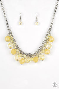 Fiesta Fabulous - Yellow Necklace