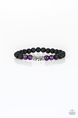 Modern Meditation - Purple urban bracelet