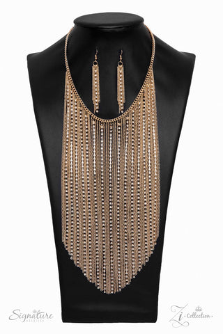The Ramee ZI Collection 2019 Gold necklace