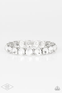 Sugar-Coated Sparkle - White Bracelet