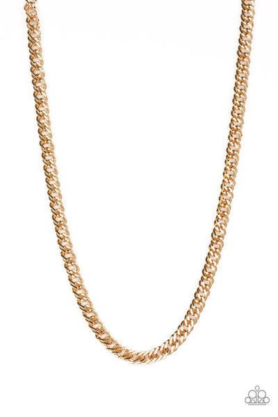 Undefeated - Gold Necklace Men/ Urban Necklace