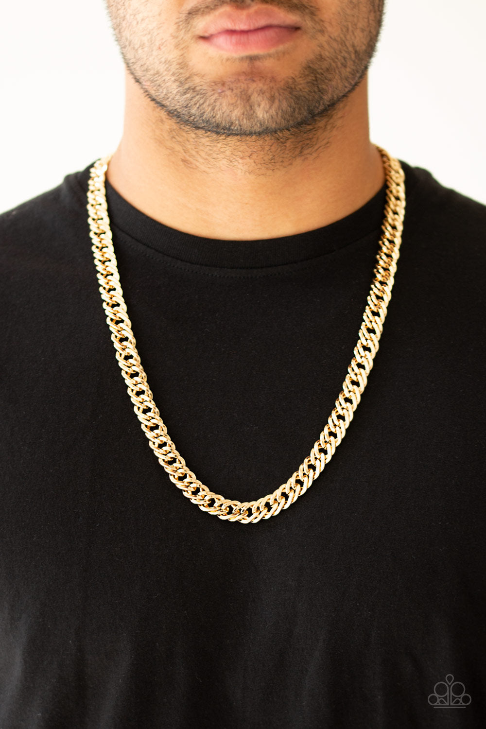 Undefeated - Gold Necklace Men/ Urban Necklace