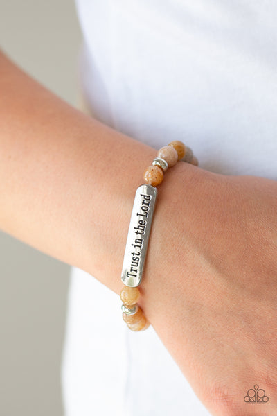 Trust Always - Brown urban bracelet inspiration