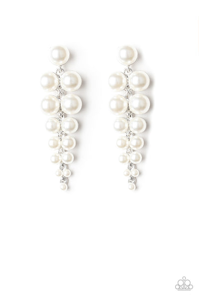 Totally Tribeca - White earrings