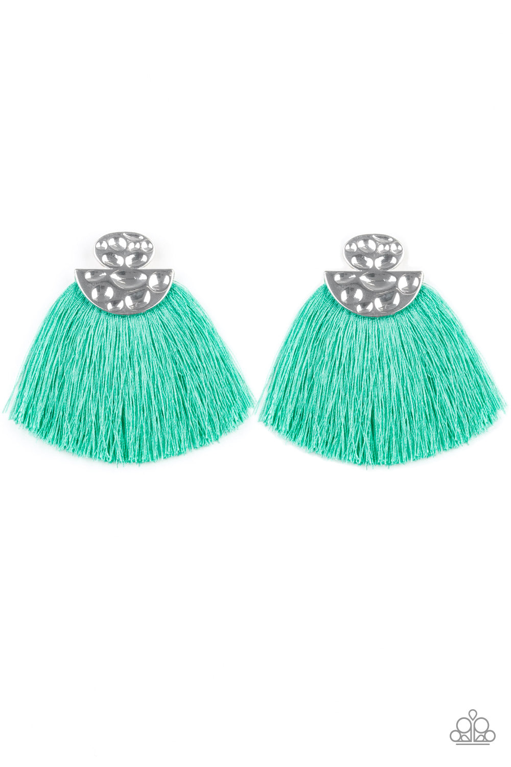 Make Some PLUME - Green earrings