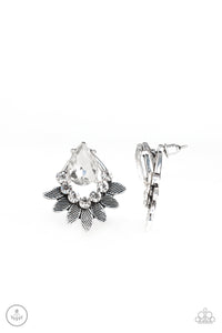 Crystal Canopy - White Earring