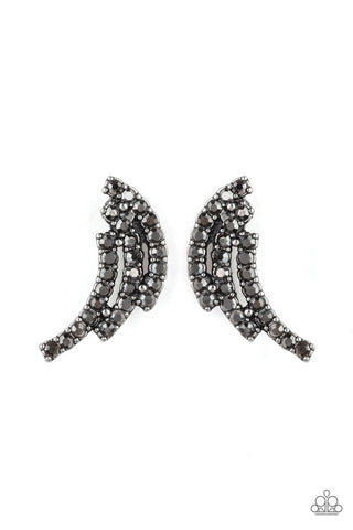 Wing Bling - Silver earrings