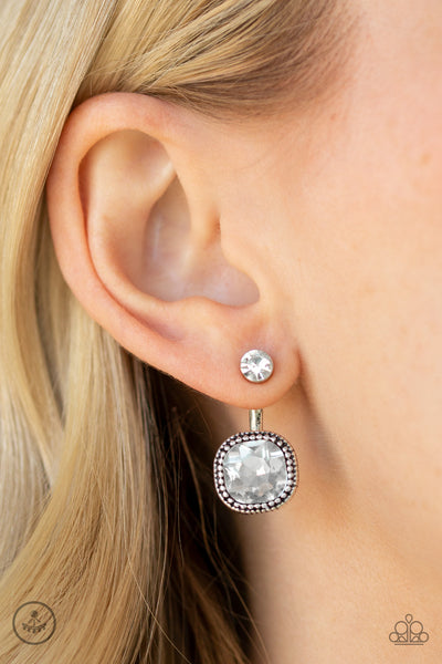 Celebrity Cache - White earring