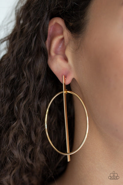 Vogue Visionary - Gold earrings