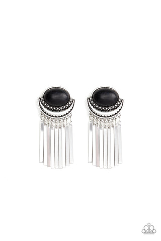 Monsoon Season - Black earrings