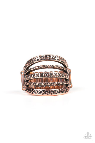 Textile Bliss - Copper ring