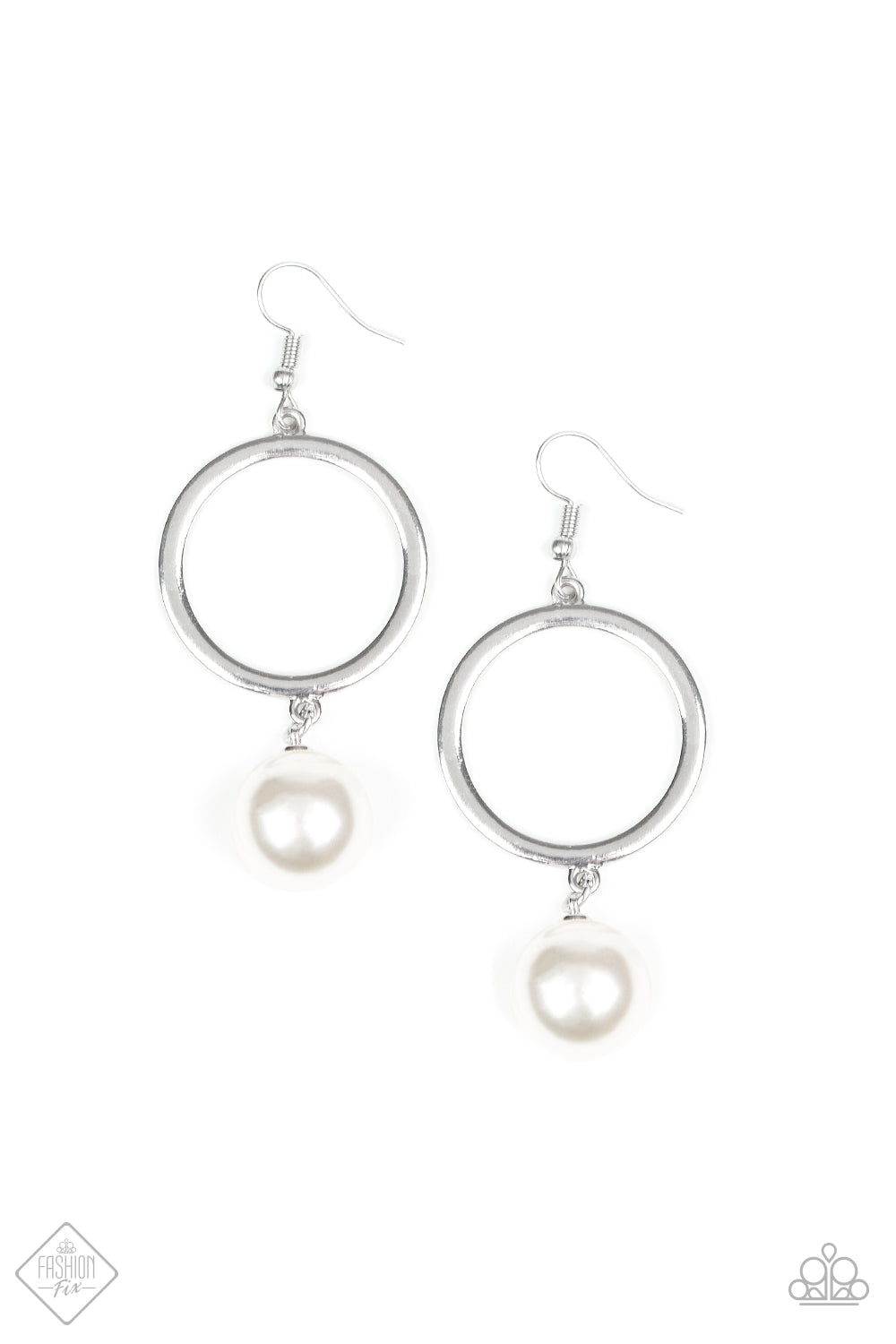 Grand Central Chic white earrings fashion fix