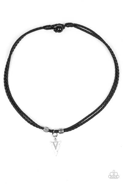 Arrow Edge - Black Urban Necklace