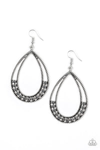 Glitz Fit - Silver Earrings