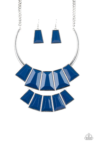 Lions, TIGRESS, and Bears - Blue necklace