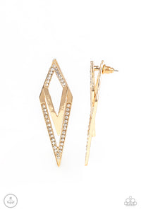 Point-BANK - Gold earrings