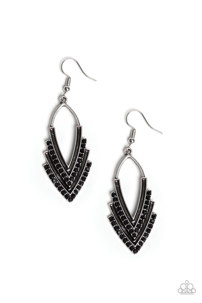 Tour de Force - Black earrings