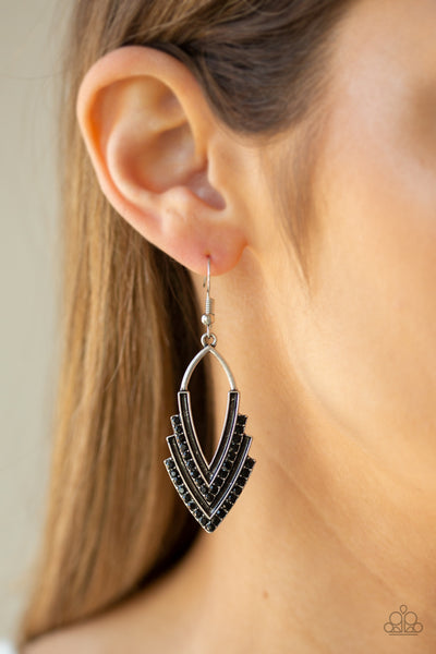 Tour de Force - Black earrings