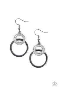 Regal Refinery - Black gunmetal earrings