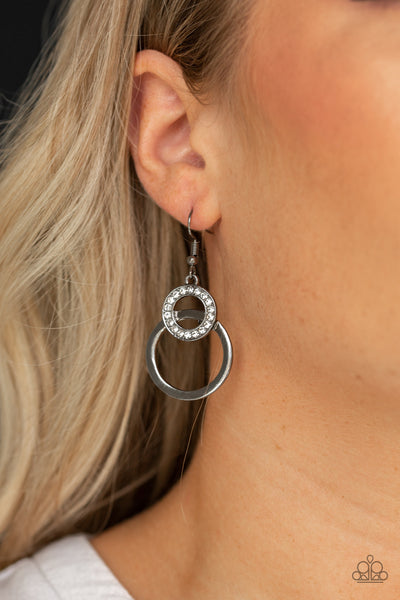 Regal Refinery - Black gunmetal earrings